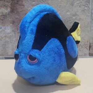 Petting Zoo Bright Eyes Blue Tang Fish Plush Toy 1994